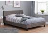 4ft6 Double Berlinda Grey Fabric upholstered bed frame 5